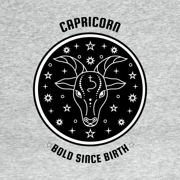 Capricorn ♑🐐 Bold Since Birth Zodiac Sign Astrological Sign Horoscope by Bro Aesthetics
